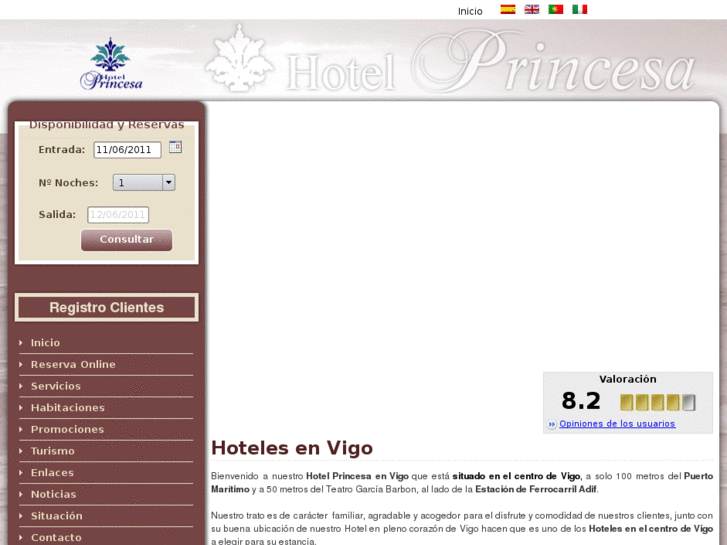 www.hotelprincesavigo.es