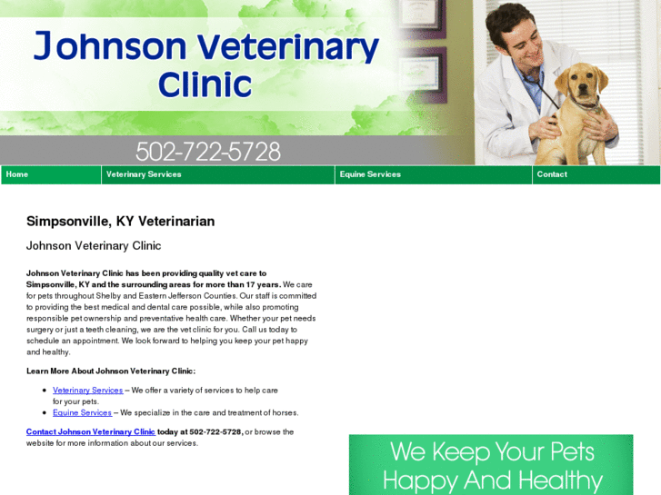 www.johnsonvetclinicky.com