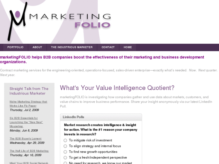 www.marketingfolio.com