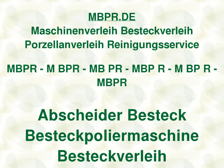 www.mbpr.de