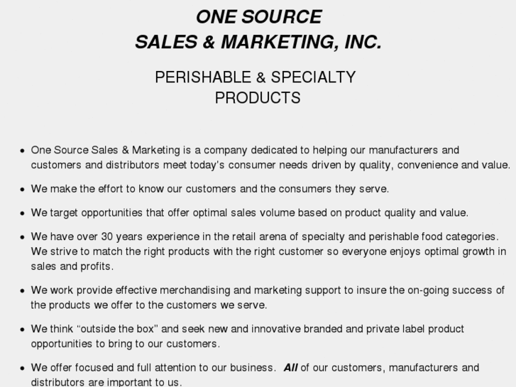 www.onesourcesales.net