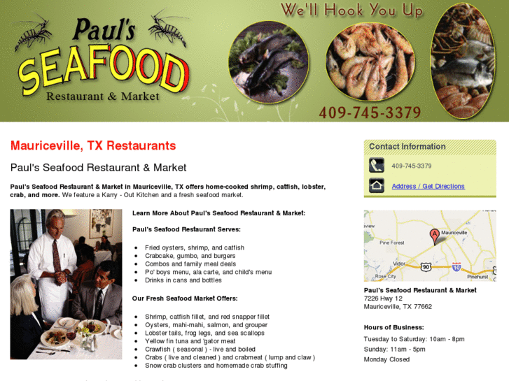 www.paulsseafoodrestaurant.com