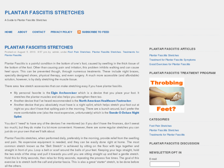 www.plantarfasciitisstretches.net