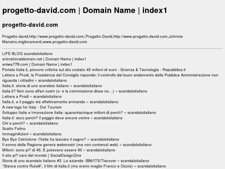 www.progetto-david.com