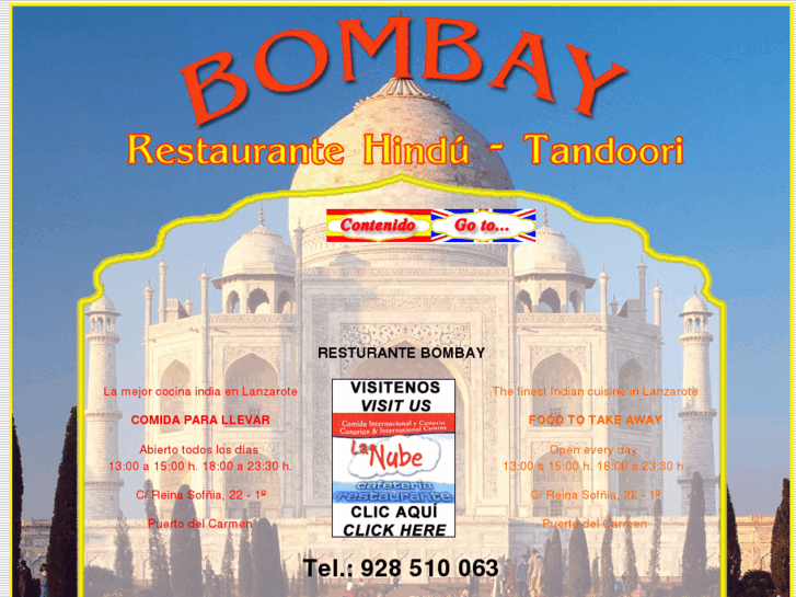 www.restaurantebombay.com