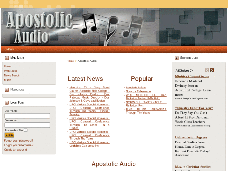 www.apostolicaudio.com