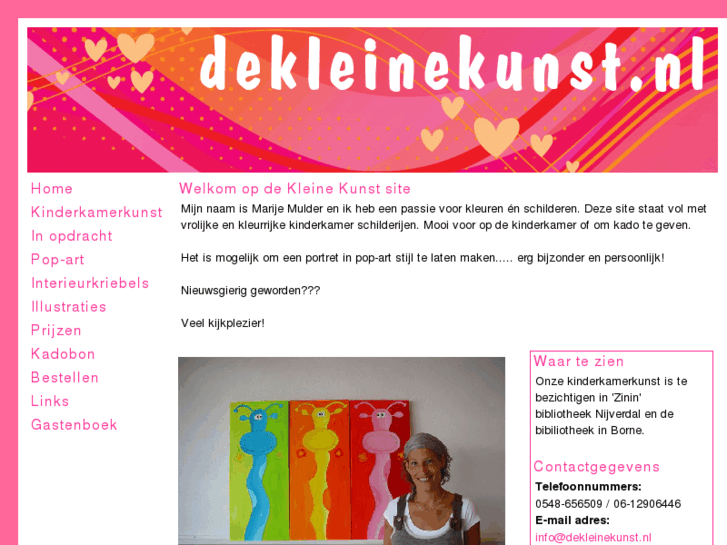 www.dekleinekunst.nl