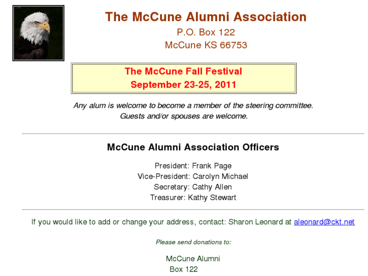 www.mccunealumni.com