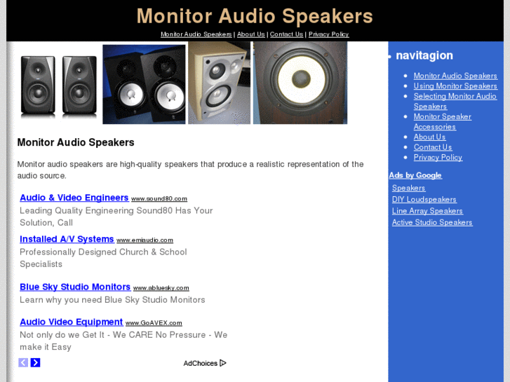 www.monitoraudiospeakers.net