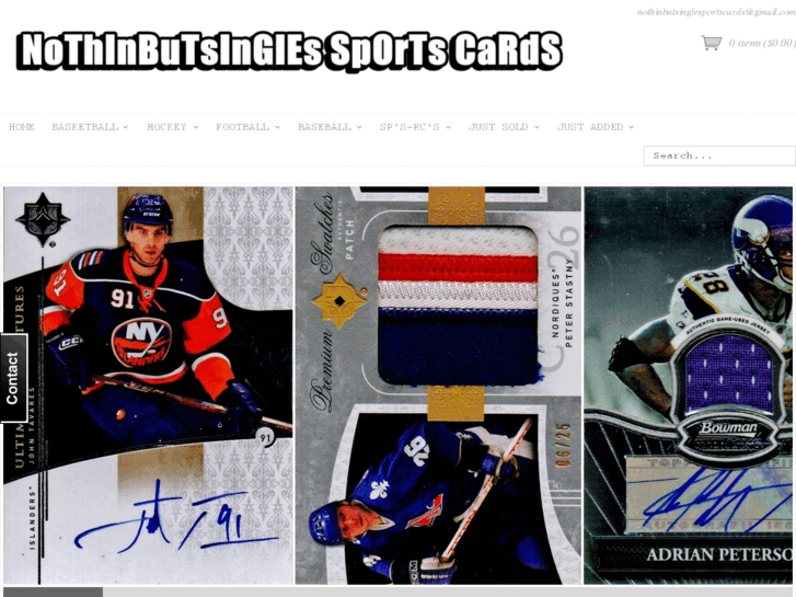 www.nothinbutsinglesportscards.com