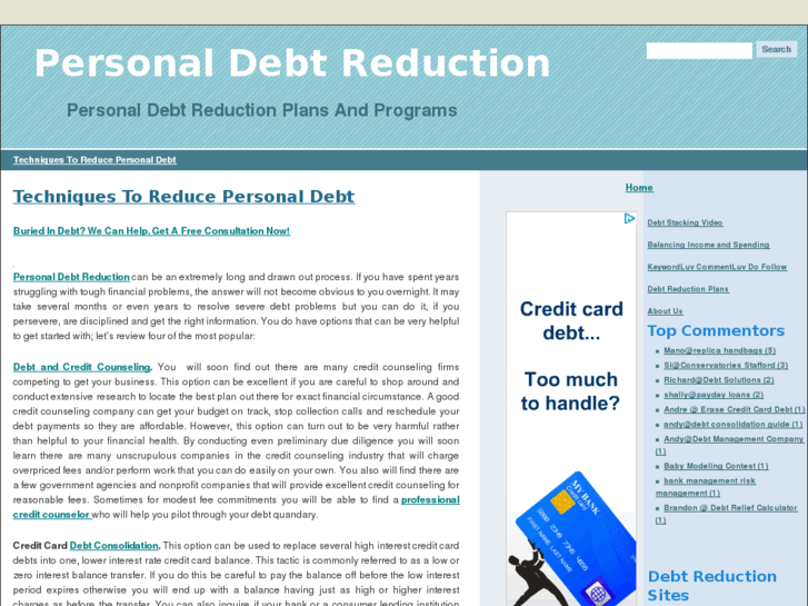 www.personaldebtreduction.net