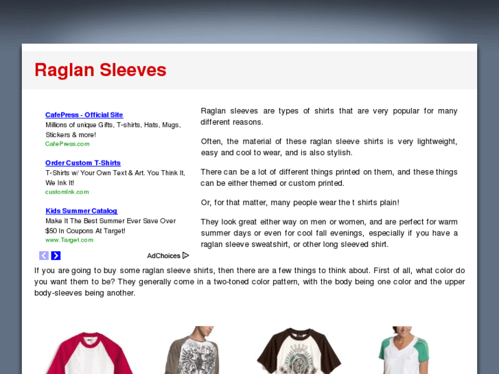 www.raglansleeves.com