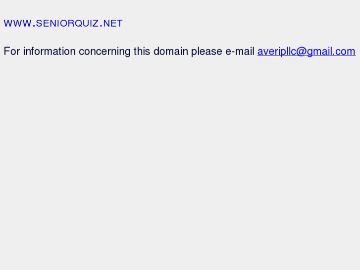 www.seniorquiz.net