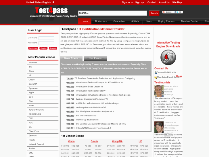 www.test4pass.net