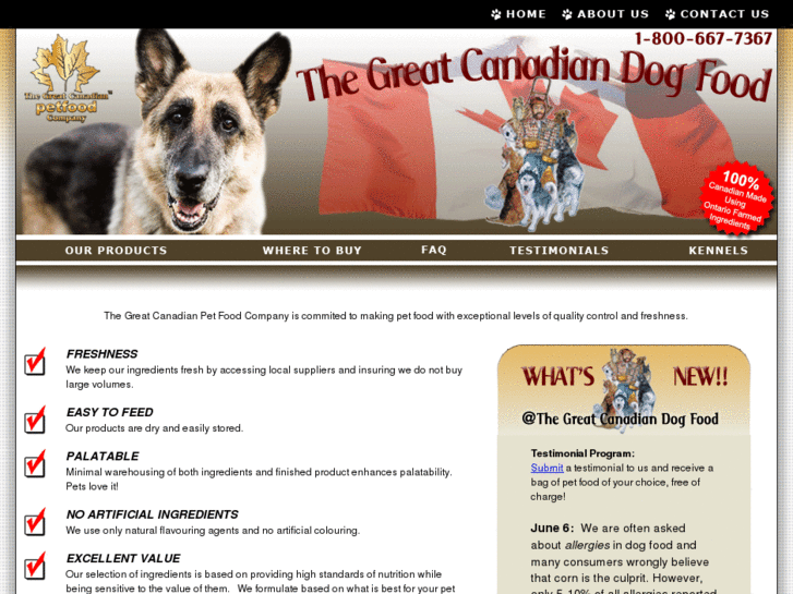 www.thegreatcanadiandogfood.ca