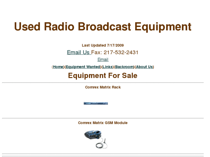 www.usedradiobroadcastequipment.com