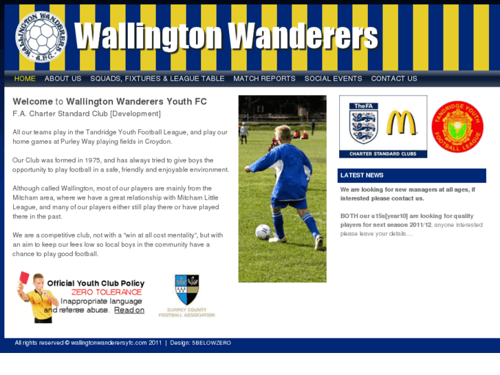 www.wallingtonwanderersyfc.com