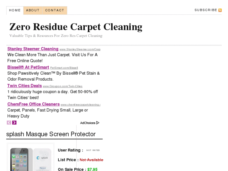 www.zeroresiduecarpetcleaning.net