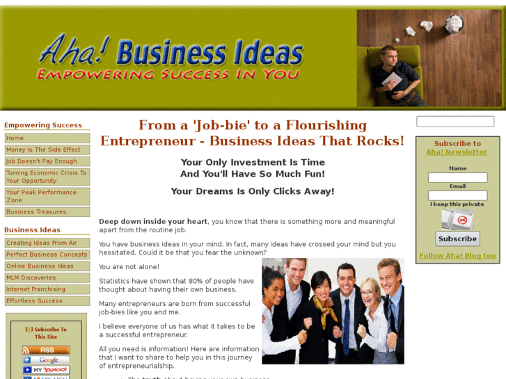 www.aha-business-ideas.com