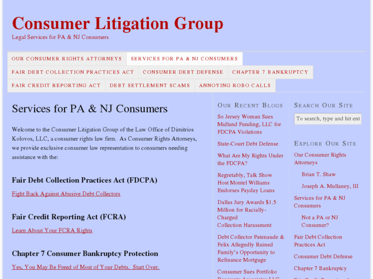 www.consumerlitigators.com