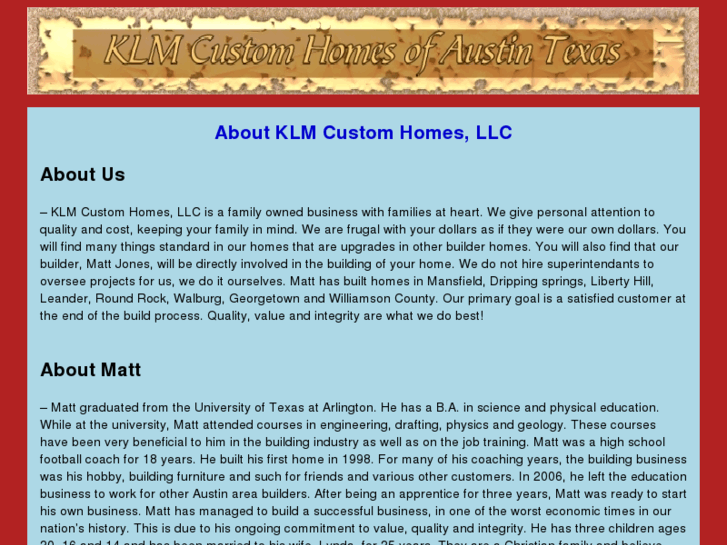 www.klmcustomhomes.com