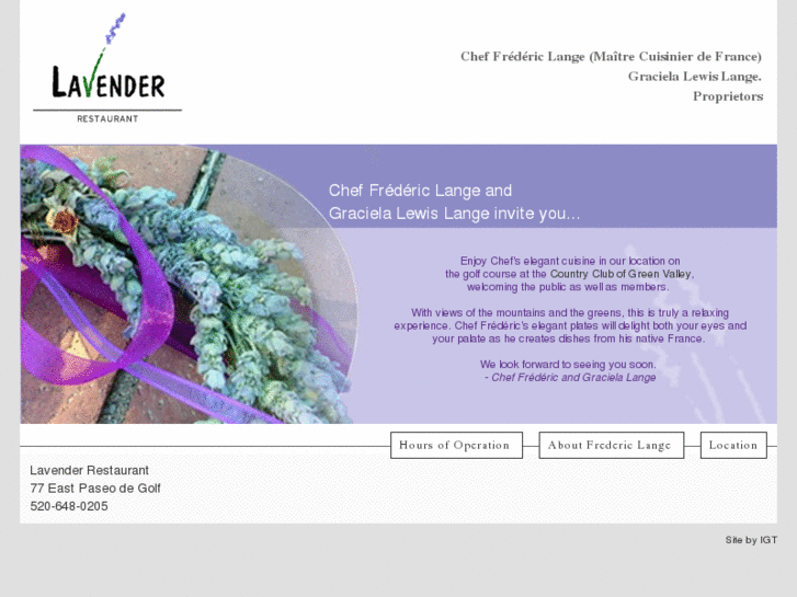 www.lavenderrestaurant.com