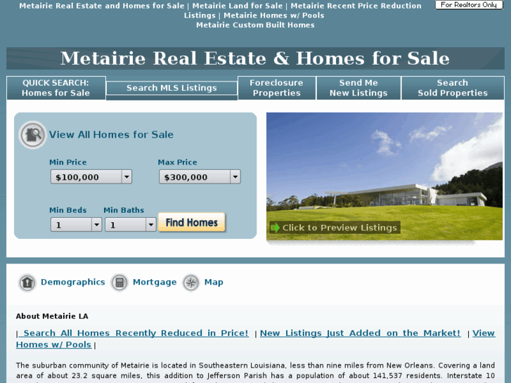 www.metairie-homesforsale.com