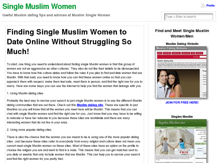 www.muslimsinglewomen.com