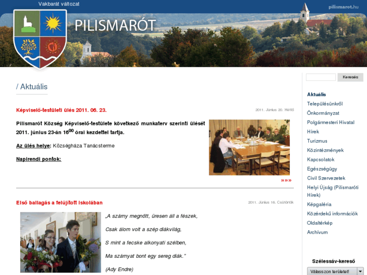 www.pilismarot.hu