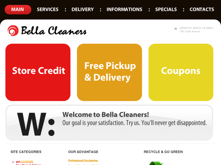 www.bellacleaners.biz