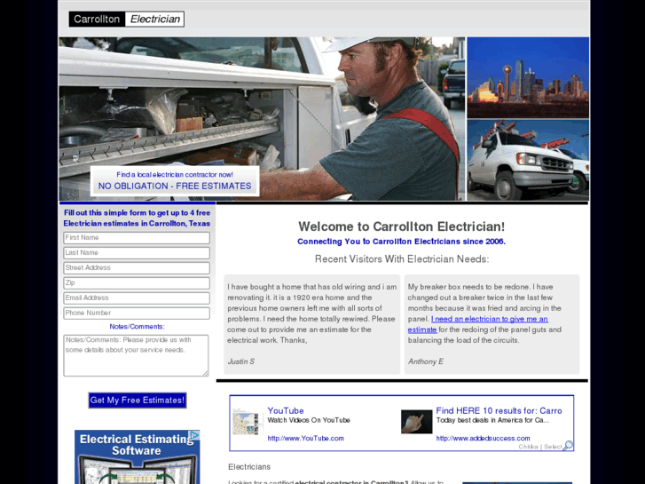 www.carrolltonelectrician.com