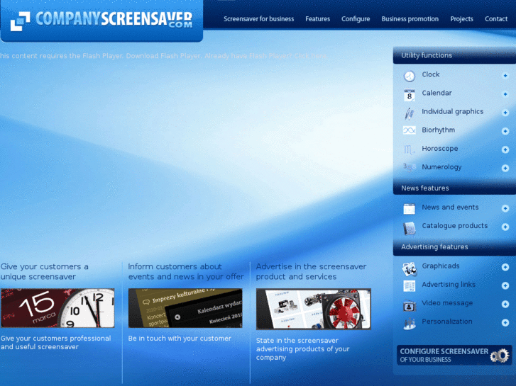 www.companyscreensaver.com