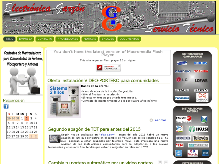 www.electronicagarzon.es