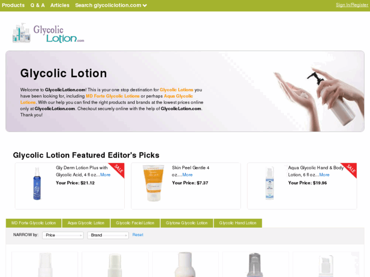 www.glycoliclotion.com