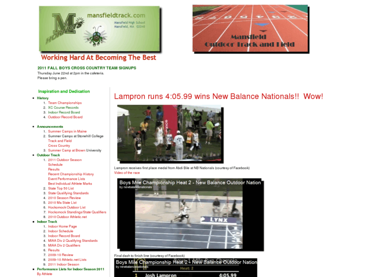 www.mansfieldtrack.com