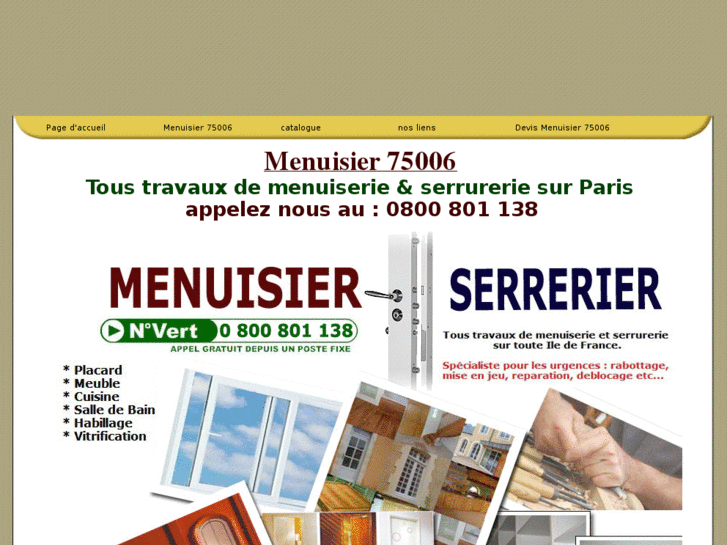 www.menuisier75006.net