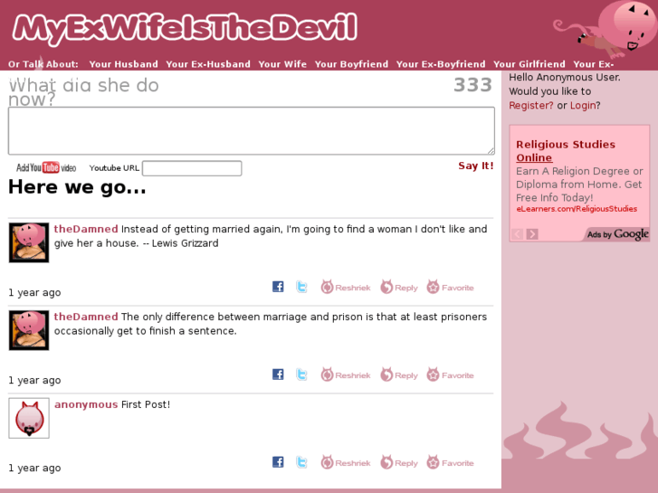 www.myexwifeisthedevil.com