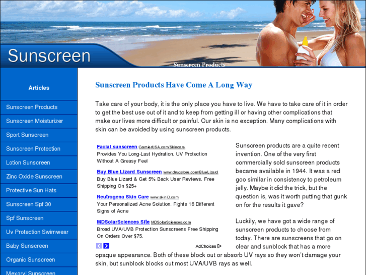 www.sunscreeninfo.net