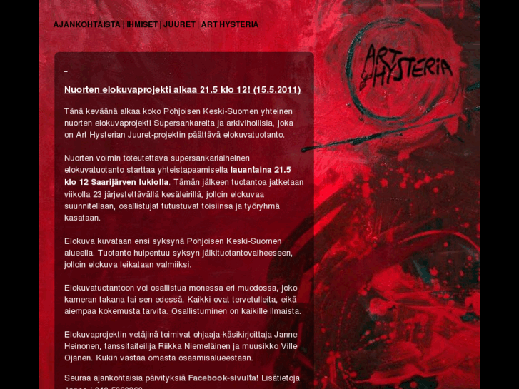 www.arthysteria.fi