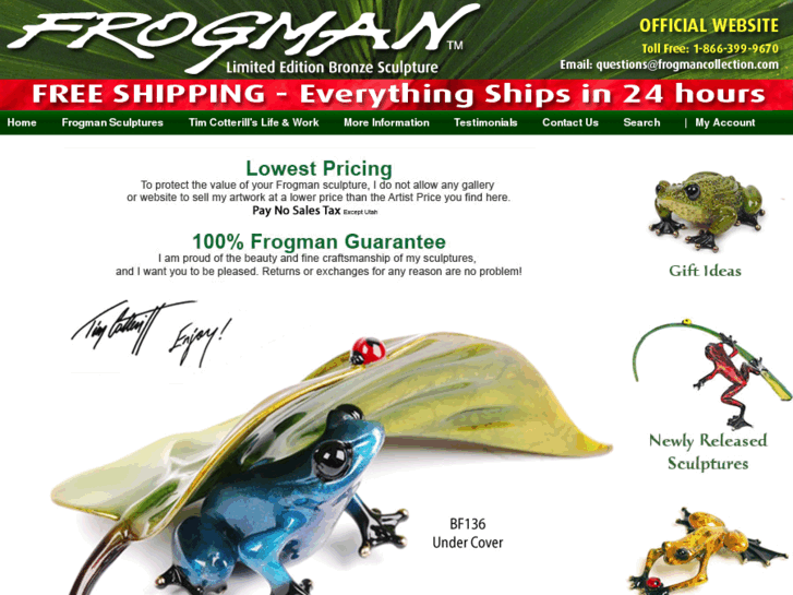 www.frogman-collections.com