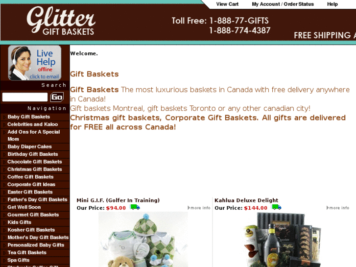 www.glittergiftbaskets.ca