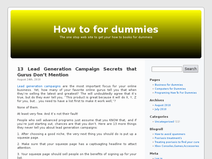 www.howtofordummies.ca