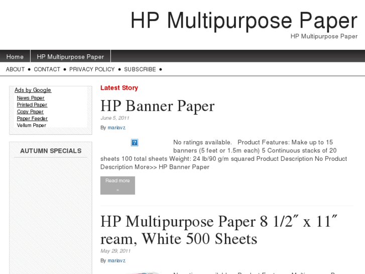 www.hpmultipurposepaper.com