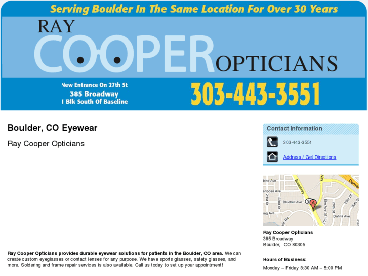 www.raycooperopticiansboulder.com