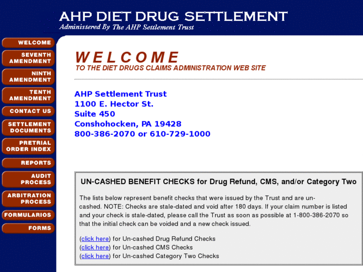 www.settlementdietdrugs.com