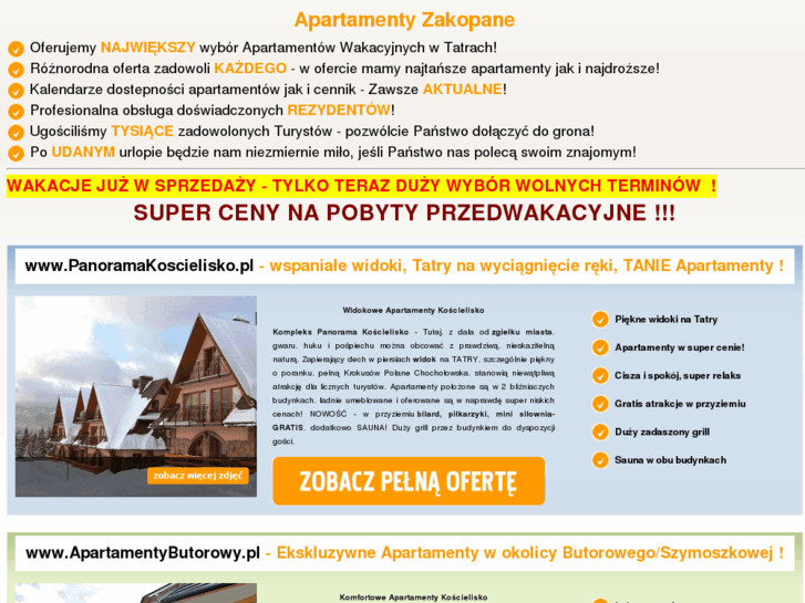 www.apartamentyzakopane.net