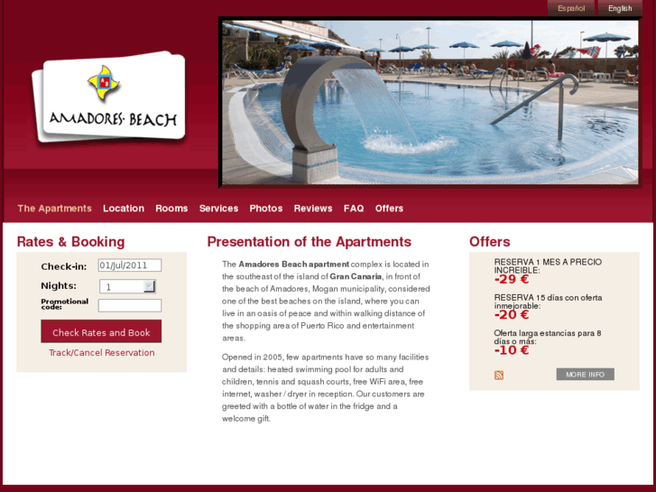 www.apartmentsamadoresbeach.com