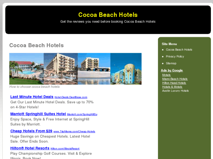 www.cocoa-beach-hotels.com