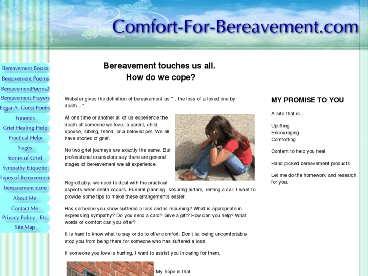 www.comfort-for-bereavement.com