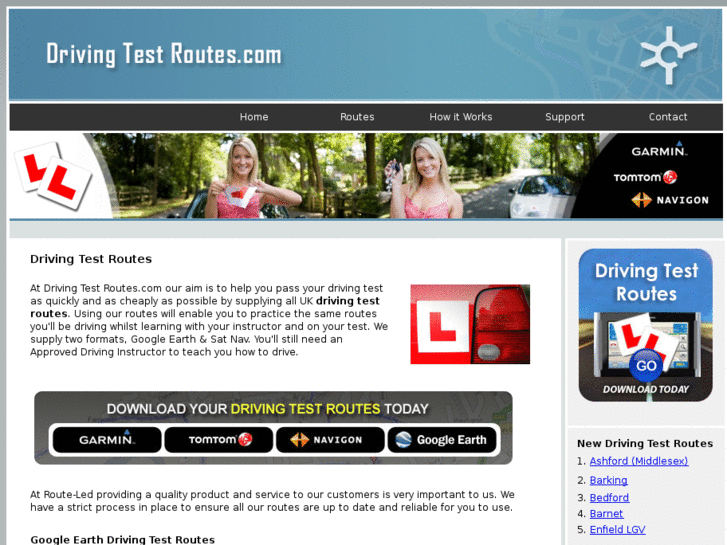 www.driving-test-routes.com